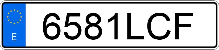 Numer rejestracyjny 6581LCF posiada SEAT IBIZA FR 1.0 TSI 115 S&S