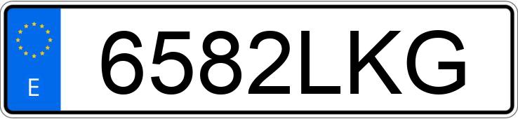 Numer rejestracyjny 6582LKG posiada BMW SERIE 3