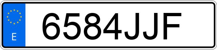 Numer rejestracyjny 6584JJF posiada CITROEN DS5 Numer rejestracyjny 6584JJF posiada CITROEN DS5