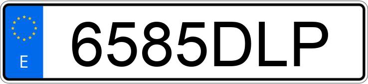 Numer rejestracyjny 6585DLP posiada FORD FOCUS