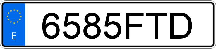 Numer rejestracyjny 6585FTD posiada MINI MINI Numer rejestracyjny 6585FTD posiada MINI MINI