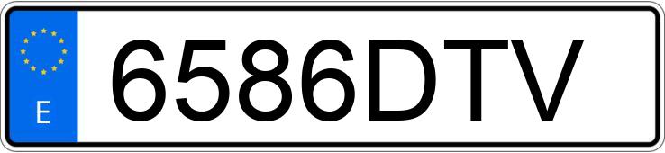 Numer rejestracyjny 6586DTV posiada HYUNDAI SANTA FE