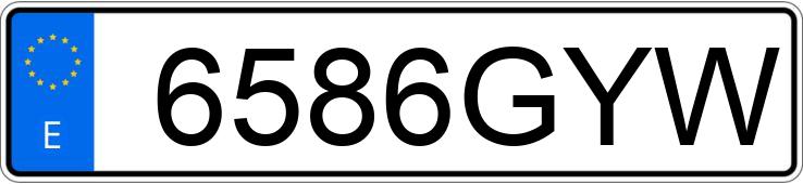 Numer rejestracyjny 6586GYW posiada MITSUBISHI MONTERO Numer rejestracyjny 6586GYW posiada MITSUBISHI MONTERO
