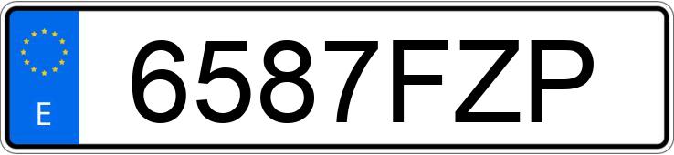 Numer rejestracyjny 6587FZP posiada FORD FOCUS 1.6 BUSINESS