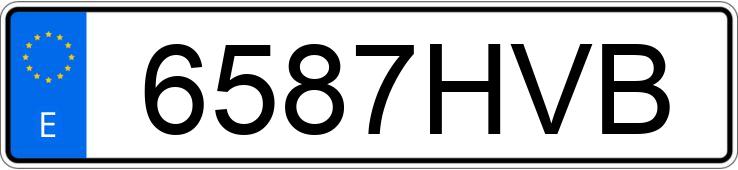 Numer rejestracyjny 6587HVB posiada LAND ROVER RANGE ROVER