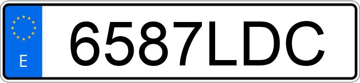 Numer rejestracyjny 6587LDC posiada PEUGEOT 208