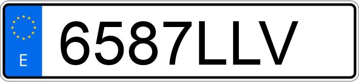 Numer rejestracyjny 6587LLV posiada MERCEDES GLC (253)