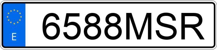 Numer rejestracyjny 6588MSR posiada NISSAN QASHQAI