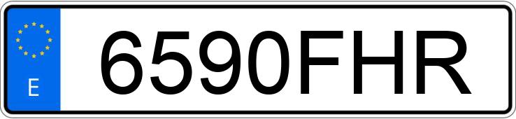 Numer rejestracyjny 6590FHR posiada VOLKSWAGEN POLO