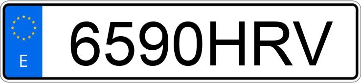 Numer rejestracyjny 6590HRV posiada FIAT 500 Numer rejestracyjny 6590HRV posiada FIAT 500