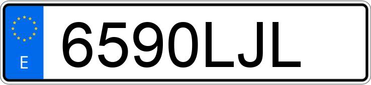 Numer rejestracyjny 6590LJL posiada RENAULT GRAND SCENIC