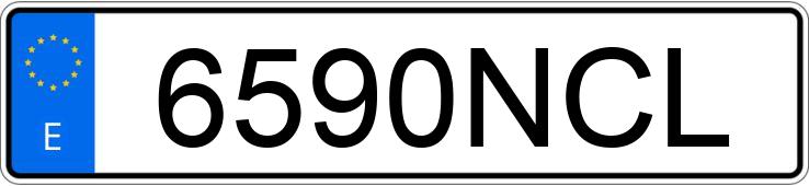 Numer rejestracyjny 6590NCL posiada MERCEDES ACTROS