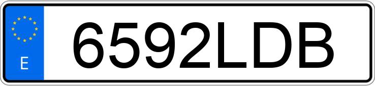 Numer rejestracyjny 6592LDB posiada NISSAN NAVARA