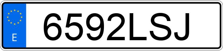 Numer rejestracyjny 6592LSJ posiada PEUGEOT TWEET