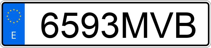 Numer rejestracyjny 6593MVB posiada BMW SERIE 3 Numer rejestracyjny 6593MVB posiada BMW SERIE 3