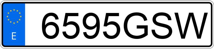 Numer rejestracyjny 6595GSW posiada PEUGEOT 607