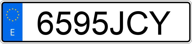 Numer rejestracyjny 6595JCY posiada FIAT 500 Numer rejestracyjny 6595JCY posiada FIAT 500