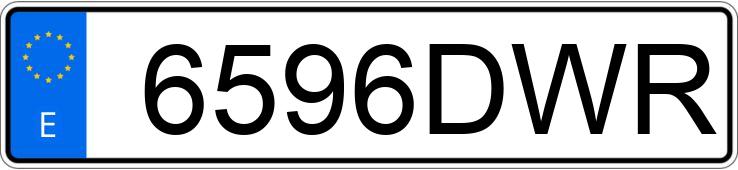 Numer rejestracyjny 6596DWR posiada HONDA CBF 500 Numer rejestracyjny 6596DWR posiada HONDA CBF 500