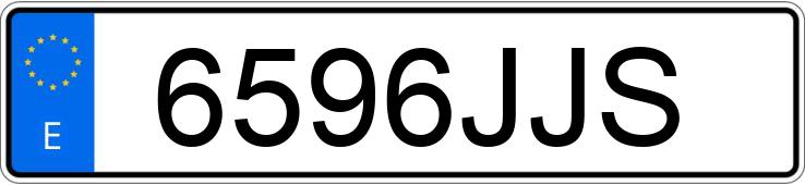 Numer rejestracyjny 6596JJS posiada VOLKSWAGEN CADDY