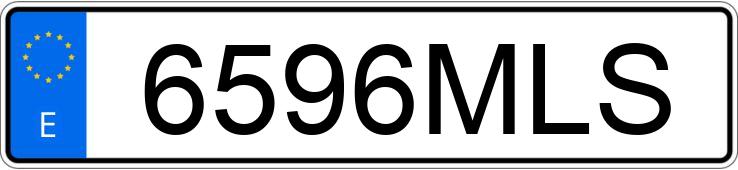 Numer rejestracyjny 6596MLS posiada FORD FOCUS