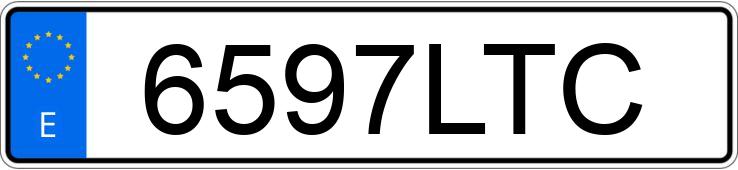 Numer rejestracyjny 6597LTC posiada VOLKSWAGEN TIGUAN