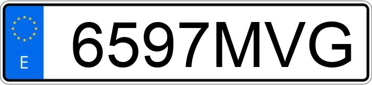 Numer rejestracyjny 6597MVG posiada SEAT TARRACO