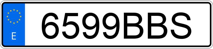 Numer rejestracyjny 6599BBS posiada FORD FOCUS