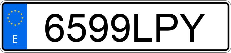 Numer rejestracyjny 6599LPY posiada AUDI Q5