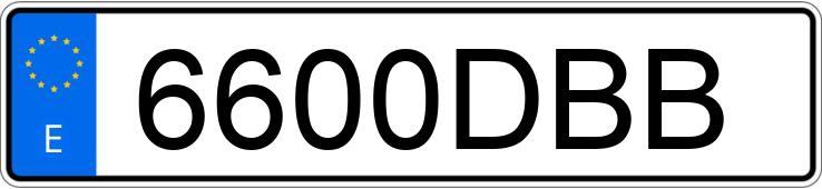 Numer rejestracyjny 6600DBB posiada PEUGEOT 407