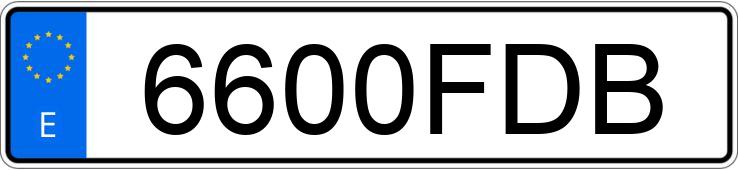 Numer rejestracyjny 6600FDB posiada PEUGEOT 307 Numer rejestracyjny 6600FDB posiada PEUGEOT 307