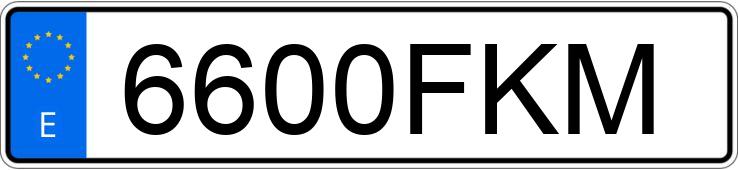 Numer rejestracyjny 6600FKM posiada AUDI A3 SPORTBACK Numer rejestracyjny 6600FKM posiada AUDI A3 SPORTBACK