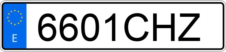 Numer rejestracyjny 6601CHZ posiada ALFA ROMEO 147