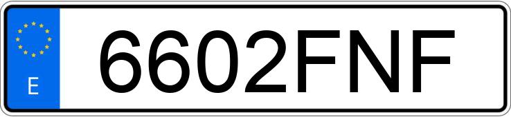 Numer rejestracyjny 6602FNF posiada RENAULT CLIO