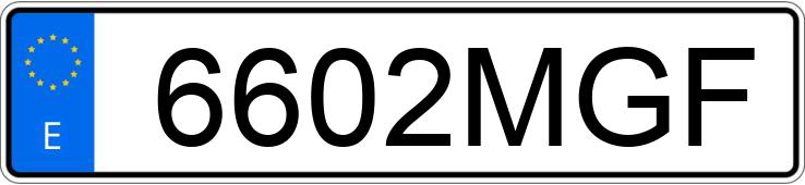 Numer rejestracyjny 6602MGF posiada BMW SERIE 4