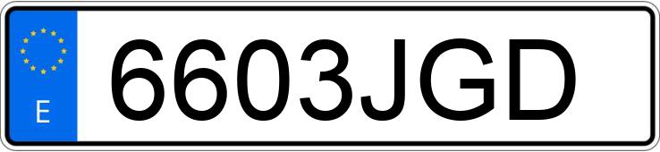 Numer rejestracyjny 6603JGD posiada OPEL ASTRA GTC