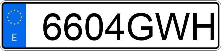 Numer rejestracyjny 6604GWH posiada SEAT LEON