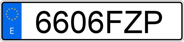 Numer rejestracyjny 6606FZP posiada SEAT TOLEDO
