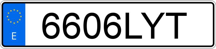 Numer rejestracyjny 6606LYT posiada SEAT ATECA Numer rejestracyjny 6606LYT posiada SEAT ATECA