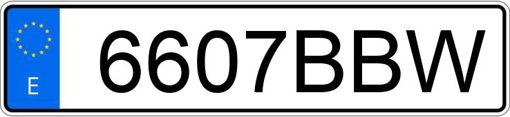 Numer rejestracyjny 6607BBW posiada NISSAN PRIMERA Numer rejestracyjny 6607BBW posiada NISSAN PRIMERA