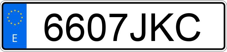 Numer rejestracyjny 6607JKC posiada CITROEN C4 Numer rejestracyjny 6607JKC posiada CITROEN C4