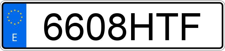 Numer rejestracyjny 6608HTF posiada MERCEDES CLA (117)