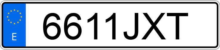 Numer rejestracyjny 6611JXT posiada FORD FIESTA Numer rejestracyjny 6611JXT posiada FORD FIESTA
