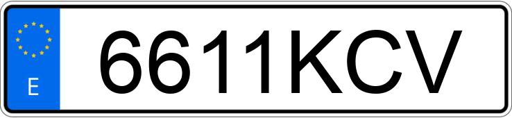 Numer rejestracyjny 6611KCV posiada MERCEDES GLC (253)