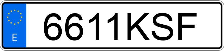 Numer rejestracyjny 6611KSF posiada PEUGEOT 5008