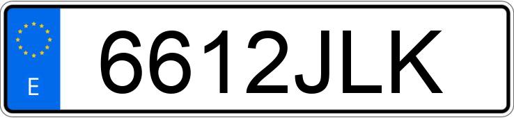 Numer rejestracyjny 6612JLK posiada DACIA DOKKER