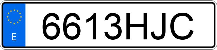 Numer rejestracyjny 6613HJC posiada SEAT ALHAMBRA Numer rejestracyjny 6613HJC posiada SEAT ALHAMBRA