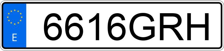 Numer rejestracyjny 6616GRH posiada OPEL CORSA