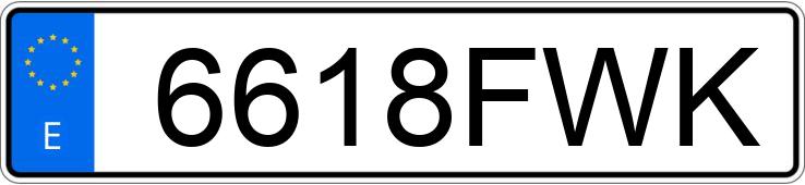 Numer rejestracyjny 6618FWK posiada HONDA CIVIC Numer rejestracyjny 6618FWK posiada HONDA CIVIC