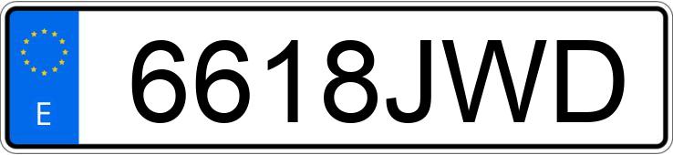 Numer rejestracyjny 6618JWD posiada VOLKSWAGEN POLO Numer rejestracyjny 6618JWD posiada VOLKSWAGEN POLO