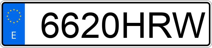 Numer rejestracyjny 6620HRW posiada TOYOTA AVENSIS Numer rejestracyjny 6620HRW posiada TOYOTA AVENSIS